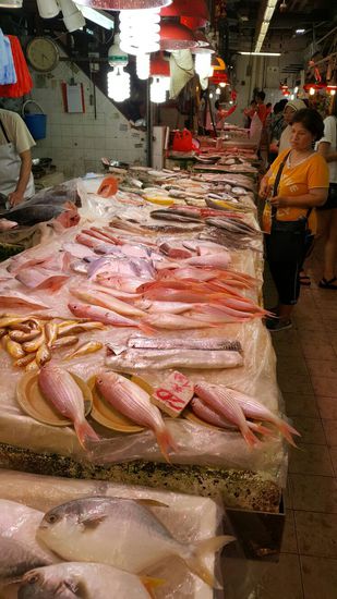 Ein Fischstand