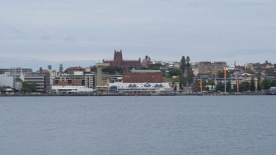 Newcastle vom Wasser aus