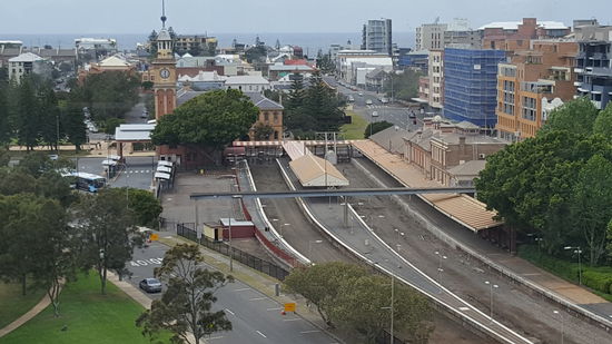 Der alte Bahnhof von Newcastle