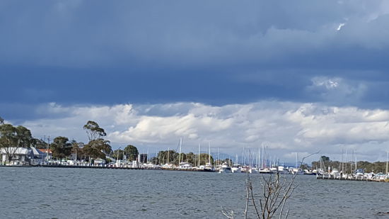 Bereits ziehen wieder Wolken auf