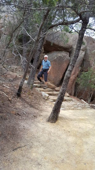 Schön platt gewalzter Weg