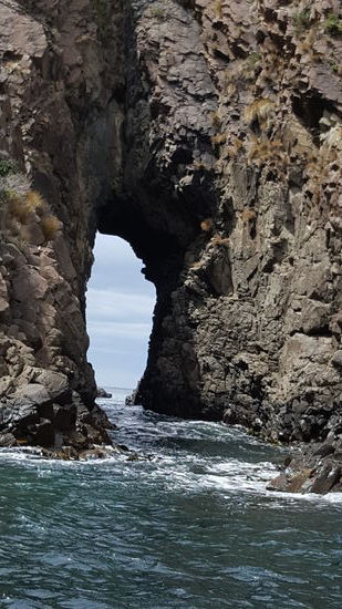 Und wieder ein Loch im Fels