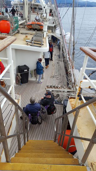 Für Handycapierte wurden Lifte eingebaut