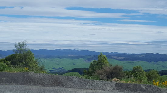 Super Aussicht gegen die Berge