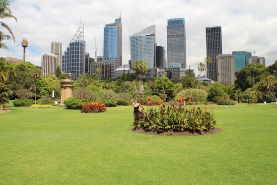 Botanic Garden mit toller Aussicht auf die Skyline Sydneys