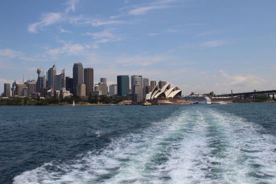 Auf den Weg zum Taronga Zoo