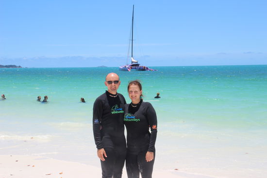 Am Strand der Whitsunday Island