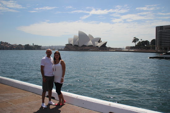 Wir beim Opera House