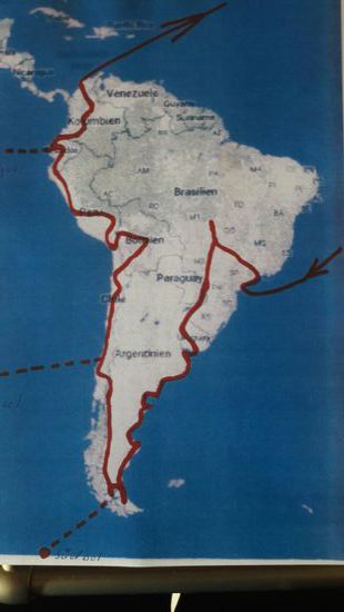 So sieht unsere geplante Route aus.