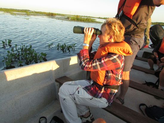 Zum Glück haben die Diebe nicht das Fernglas mitgenommen.
