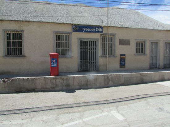 Sogar die alte Post ist noch da.