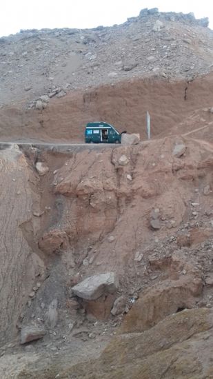 Ein schöner Frühstücksplatz mit Blick auf das Mondtal