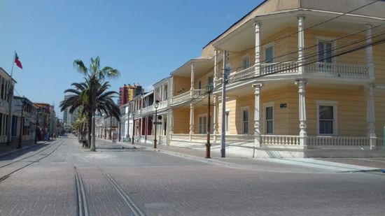 Historisches Viertel in Iquique.