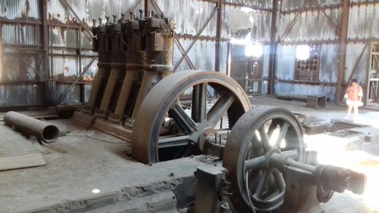 Das ehemalige Kraftwerk.