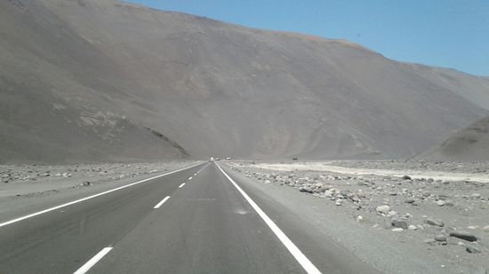 Aber meistens sieht die Landschaft so aus und das tagelang.