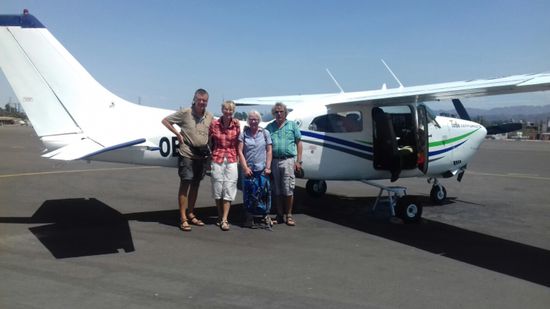 Abflug zu den Nasca Linien.