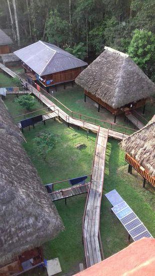 Unsere Lodge für 4 Tage