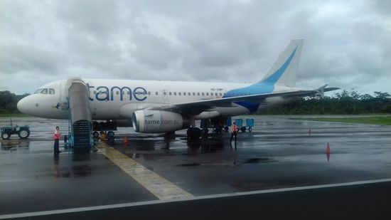 Unser Flieger in den Dschungel