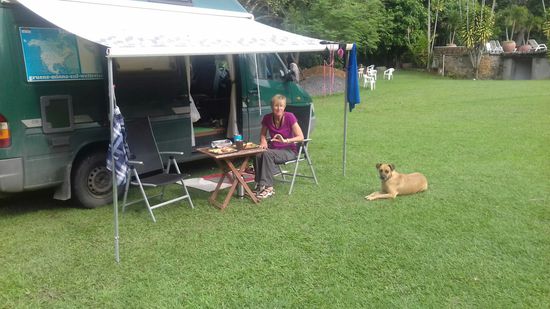 Immer wieder kommen Aufpasser.