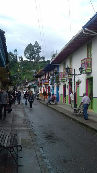 In Salento mit seinen farbenfrohen Häusern.