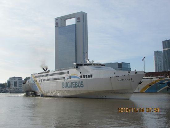 Unser Fähre nach Uruguay.