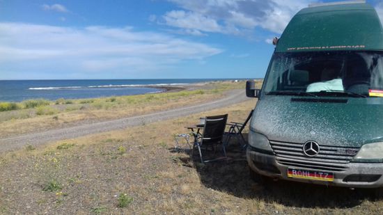 Nach 59 km Matschpiste haben wir unser Ziel erreicht.