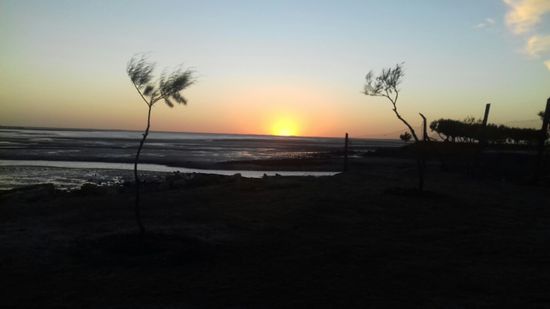Immer wieder schön, Sonnenuntergang in Bahia Blanca.