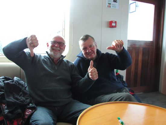 Sie wollen Weihnachten in Ushuaia sein.
Macht es gut ihr beiden und auf ein Wiedersehen in Deutschland.