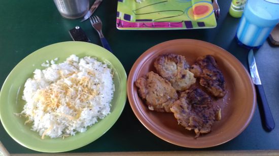 Wir werden sogar verpflegt, nochmals danke.