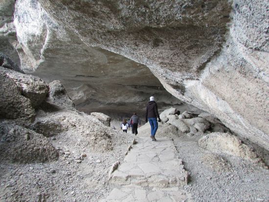 In dieser Höhle wurden auch Spuren von Ureinwohnern entdeckt.