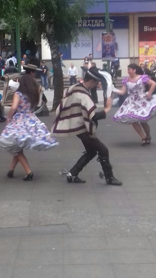 Straßenkünstler in Puerto Montt