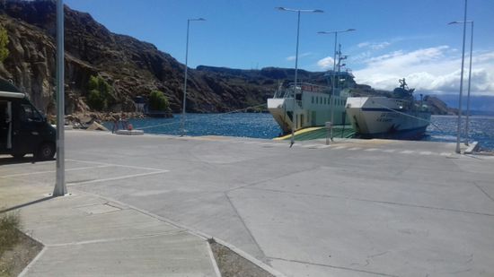 Unsere Fähre nach Ibanez