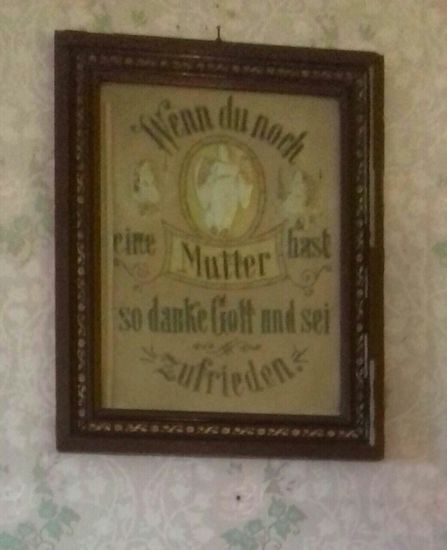 Gesehen im Einwanderer-Museum, immer noch ein wahrer Spruch.