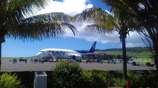 Unser Flieger bringt die Ablösung an Gästen