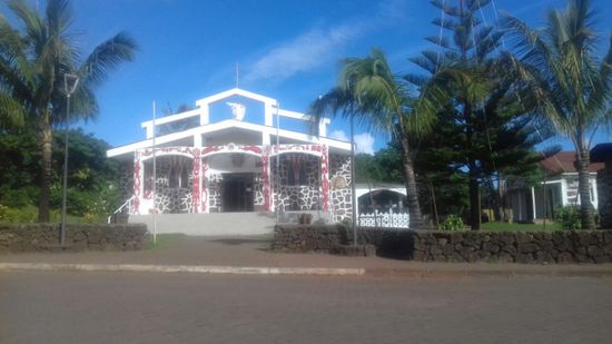 Die Kirche der Osterinsel.