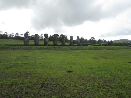 Ahu Tongariki - Schönste und am besten rekonstruierte Anlage der Insel.
