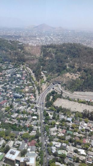 Der Blick  von der Aussichtsterrasse