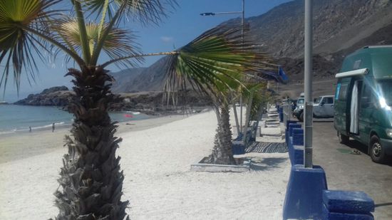 Schöner Strand in Taltall.