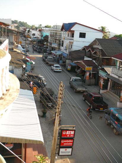 Mainroad von Huay Xai