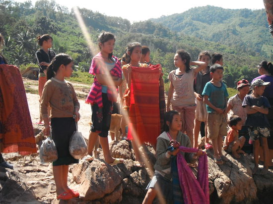 irgendwo am Mekong - das Dorf dazu, war nicht zu sehen