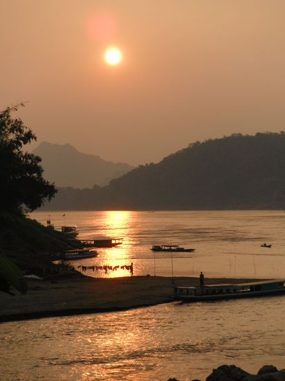 Der Sonnenuntergang beginnt
