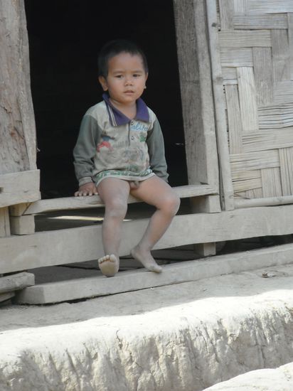 ein junger Dorfbewohner