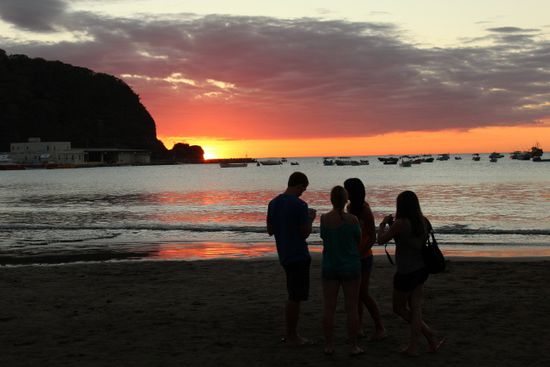 Sonnenuntergang in San Juan