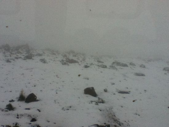 ...und für Deniz besonders beeindruckend: nach 2 Jahren mal wieder Schnee zu sehen!!