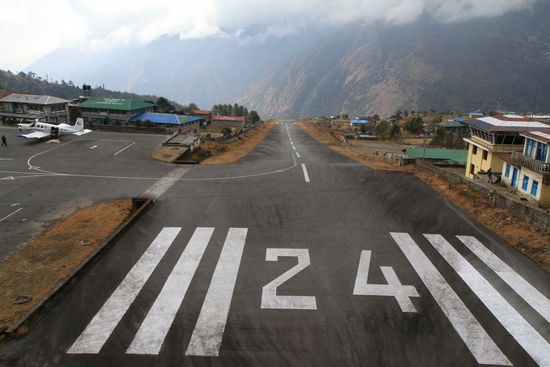 Landebahn in Lukla