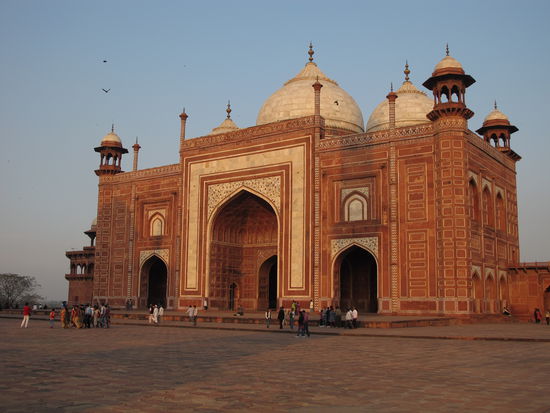 Moschee neben dem Taj Mahal