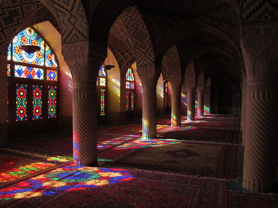in einer Moschee in Shiraz