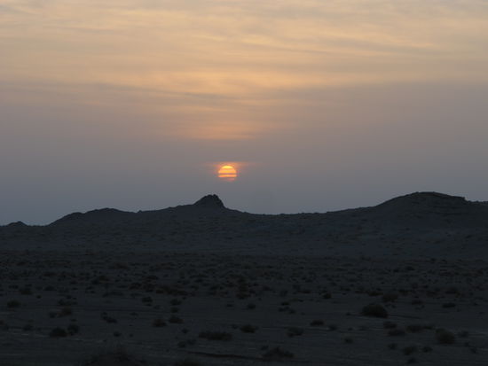 Sonnenaufgang um 6 Uhr