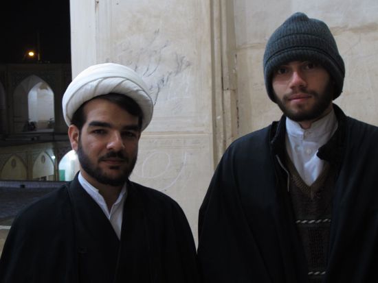 zwei Koranschueler in Kashan