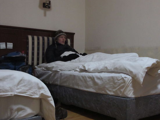 Mein kaltes Zimmer in Tangkou